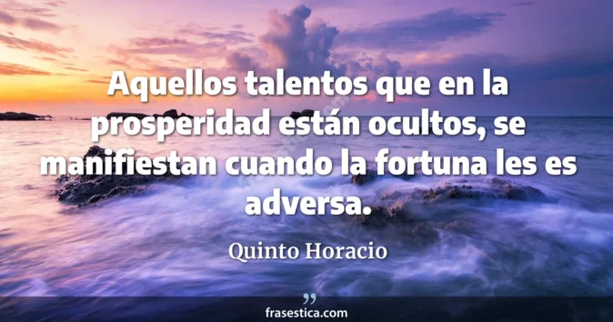 Cita de Quinto Horacio