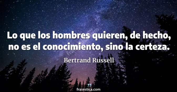 Cita de Bertrand Russell