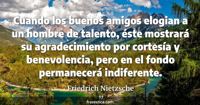 Cita de Friedrich Nietzsche