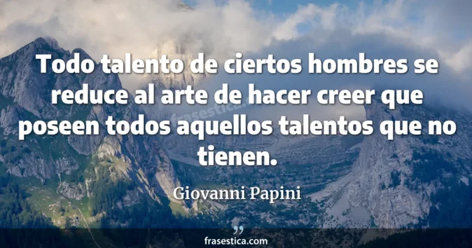 Cita de Giovanni Papini