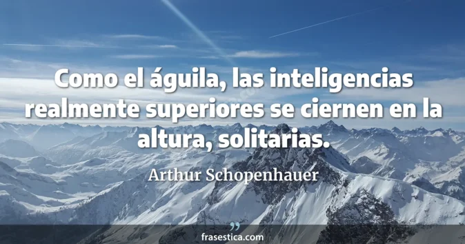 Cita de Arthur Schopenhauer