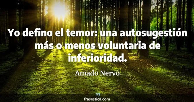 Cita de Amado Nervo
