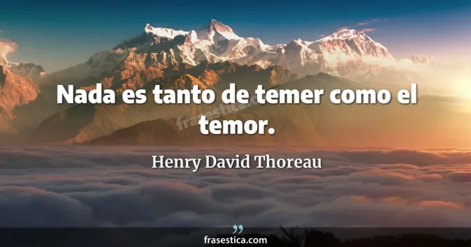 Cita de Henry David Thoreau