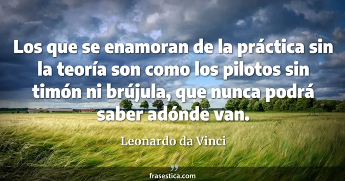 Cita de Leonardo da Vinci