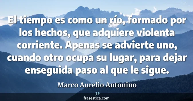Cita de Marco Aurelio Antonino