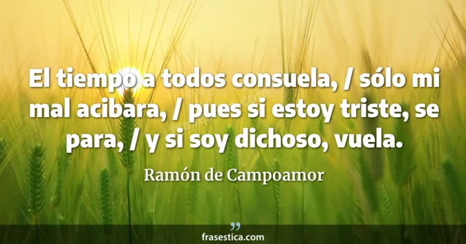 Cita de Ramón de Campoamor