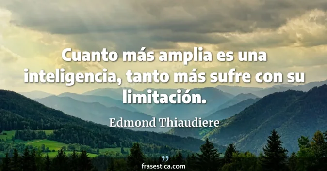 Cita de Edmond Thiaudiere
