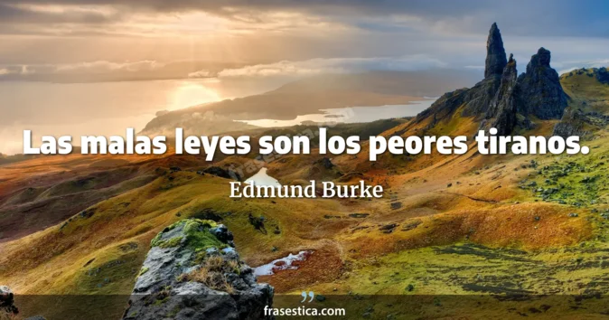 Cita de Edmund Burke