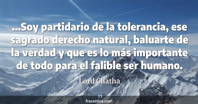 Cita de Lord Chatha