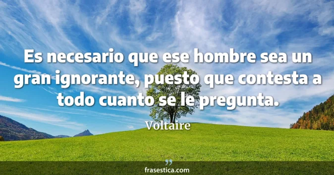 Cita de Voltaire