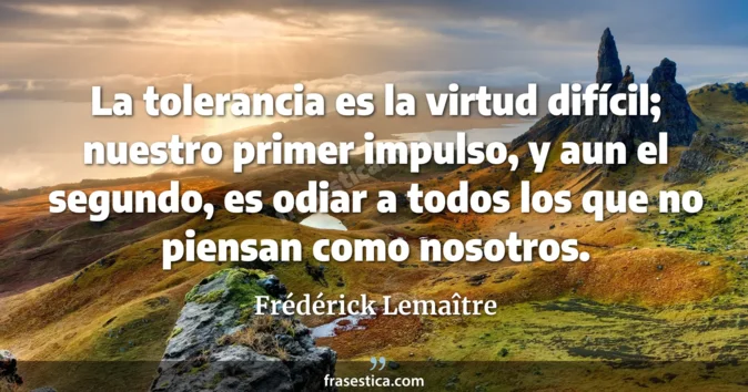 Cita de Frédérick Lemaître