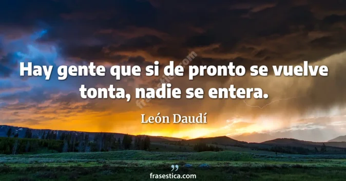 Cita de León Daudí