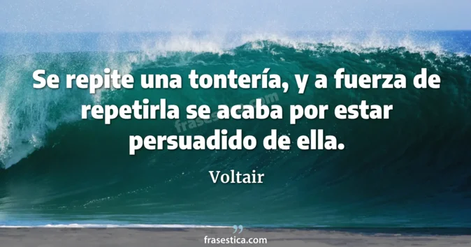 Cita de Voltair