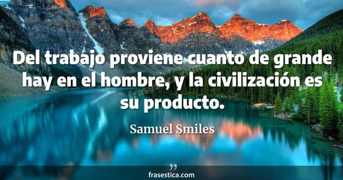 Cita de Samuel Smiles