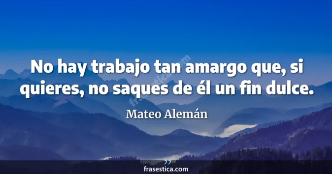 Cita de Mateo Alemán
