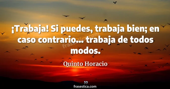 Cita de Quinto Horacio