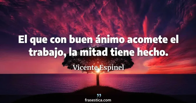 Cita de Vicente Espinel