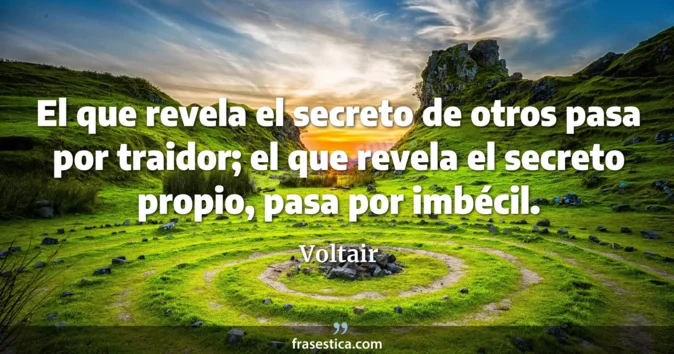 Cita de Voltair