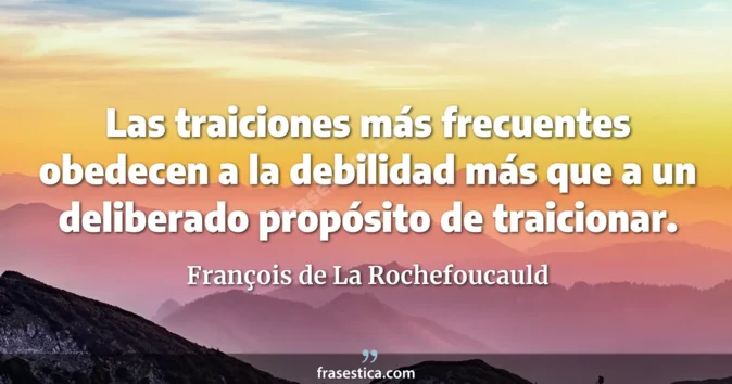 Cita de François de La Rochefoucauld