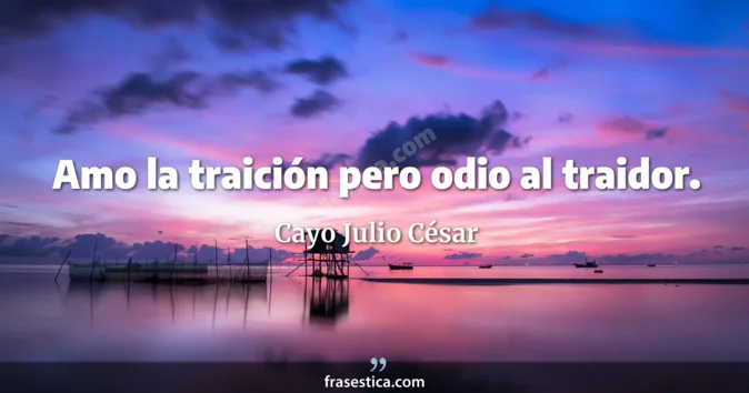 Cita de Cayo Julio César
