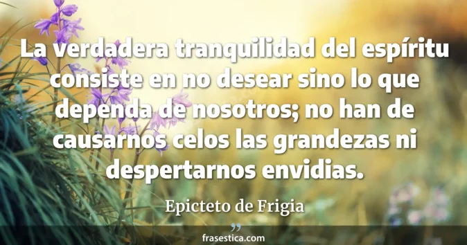 Cita de Epicteto de Frigia
