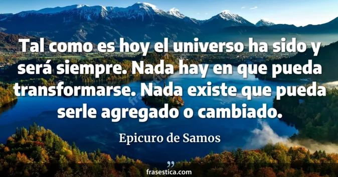 Cita de Epicuro de Samos