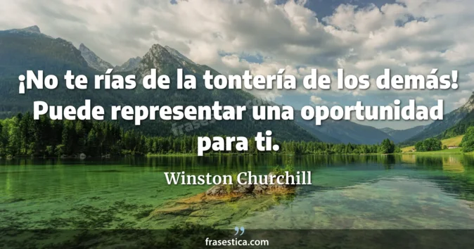 Cita de Winston Churchill
