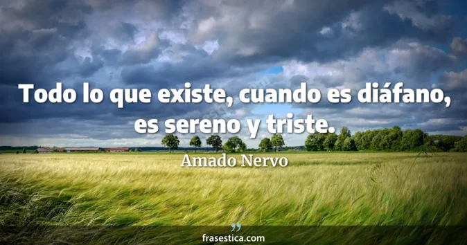 Cita de Amado Nervo