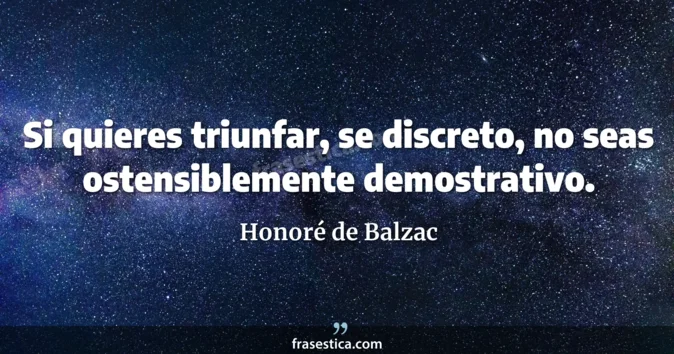 Cita de Honoré de Balzac