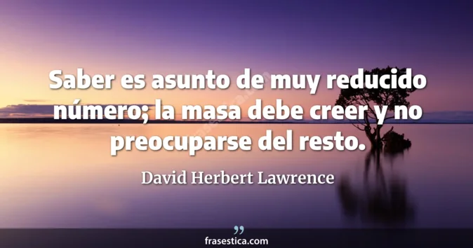 Cita de David Herbert Lawrence