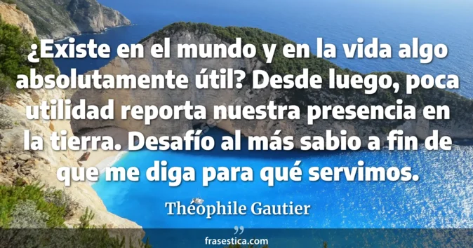 Cita de Théophile Gautier