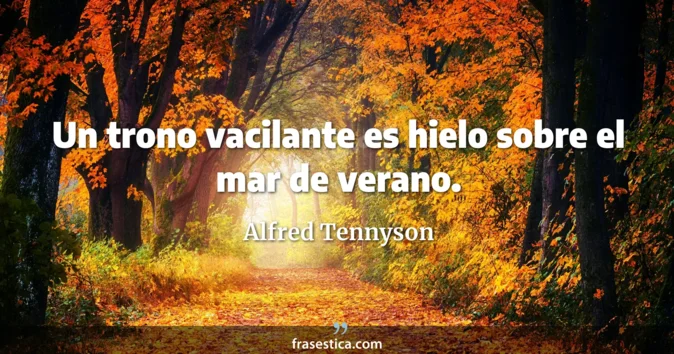 Cita de Alfred Tennyson