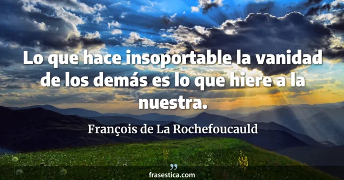 Cita de François de La Rochefoucauld