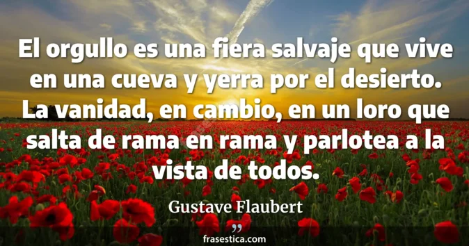 Cita de Gustave Flaubert