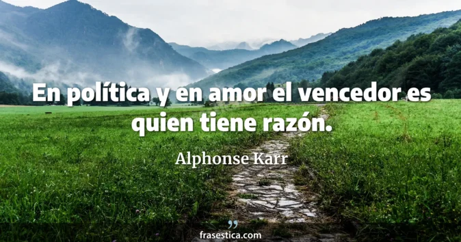 Cita de Alphonse Karr