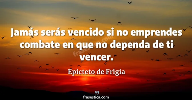 Cita de Epicteto de Frigia