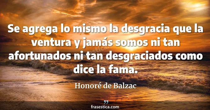 Cita de Honoré de Balzac