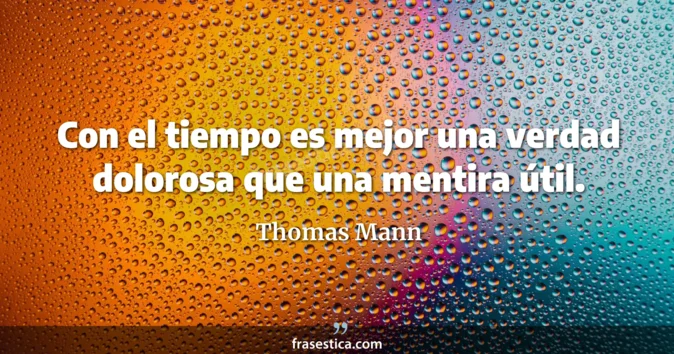 Cita de Thomas Mann