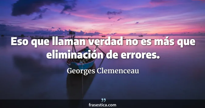 Cita de Georges Clemenceau