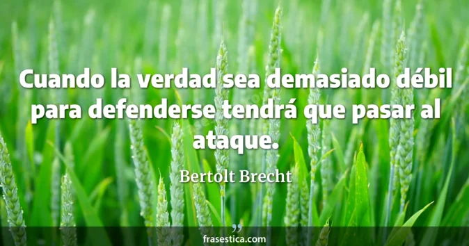 Cita de Bertolt Brecht