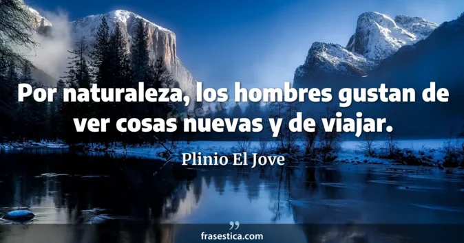 Cita de Plinio El Jove