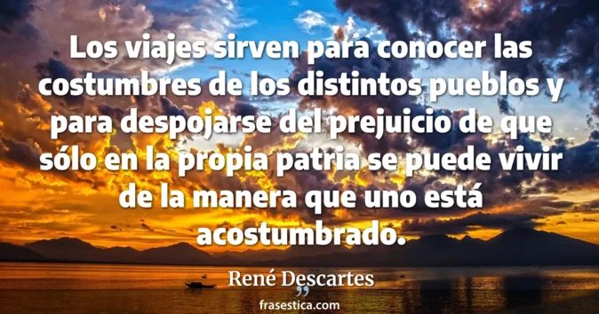 Cita de René Descartes