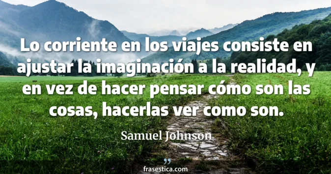 Cita de Samuel Johnson