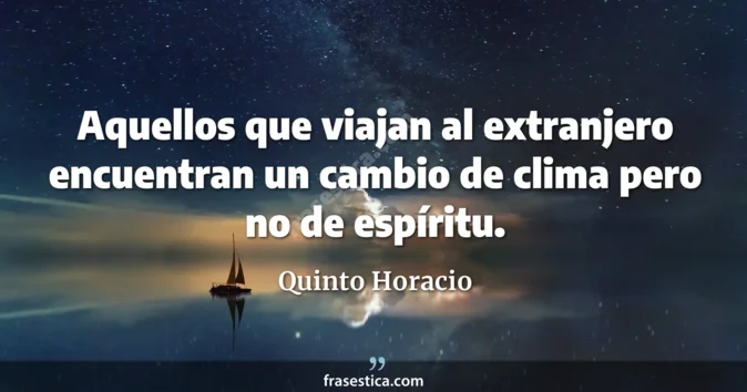 Cita de Quinto Horacio
