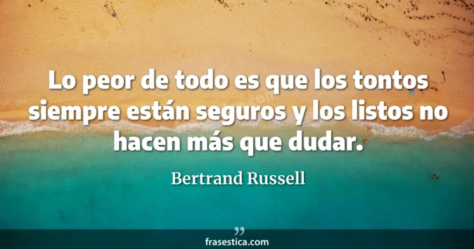 Cita de Bertrand Russell