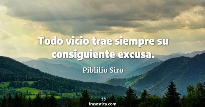 Cita de Piblilio Siro