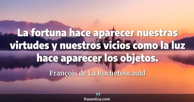 Cita de François de La Rochefoucauld