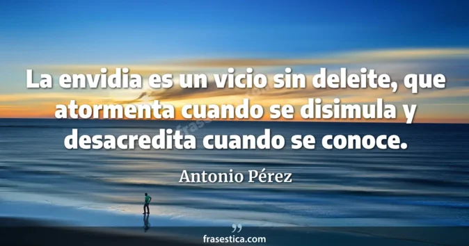 Cita de Antonio Pérez
