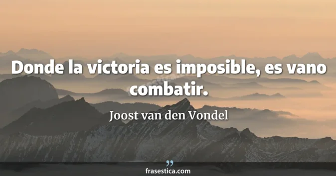 Cita de Joost van den Vondel