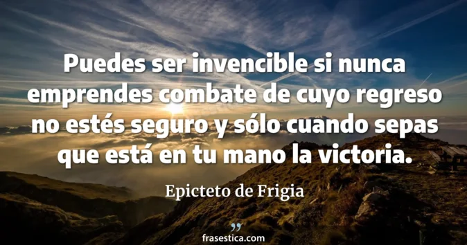 Cita de Epicteto de Frigia